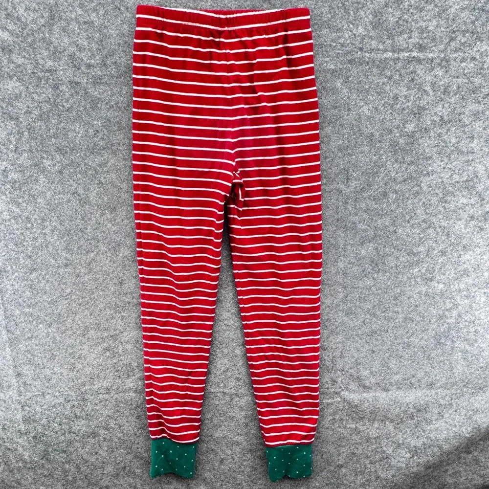 Matilda Jane Kids Christmas Tree Pajama Set Size 10‎ Red Green Stripe Holiday